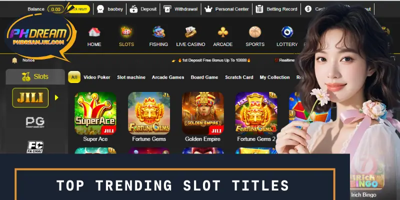 Top trending slot titles