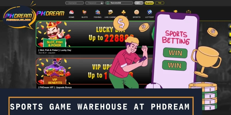 Sports game warehouse at PHDREAM