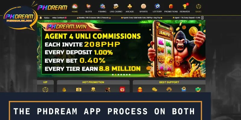 The PHDREAM App process on both IOS and Android is extremely simple